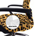 thumbnail image 5 of ZIATUBLES Computer Office Chair Covers Removable Washable Office Chair Protector Covers with Snap Button Stylish Soft Fit Gaming Chair Cover Easy to install, L, Leopard Print, 5 of 7