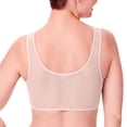 thumbnail image 2 of WHEANG Push Up Bra Wireless Seamless Bras for Women Thin Camisole Bra Breathable Push Up Bra Side Support for Prevent Sagging, Everyday Comfort Underwear Size 3XL Pink, 2 of 4