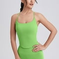 thumbnail image 4 of Dagugfen Camisole Tops for Women Quick Dry Spaghetti Strap Running Square Neck Workout Tops Solid Color, 4 of 6