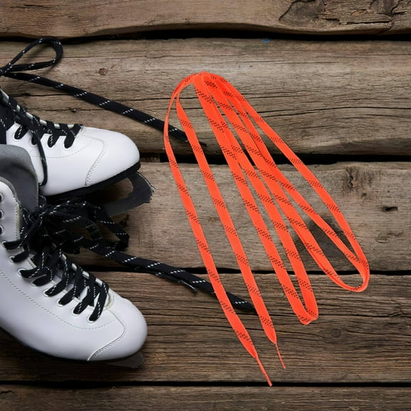 FRCOLOR 1 Pair Of Hockey Skate Laces Polyester Shoelaces Ice Skating Laces Hockey Skates Laces Long Shoelaces Wear-Resistant Hockey Shoelaces