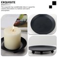 thumbnail image 6 of TOYMYTOY Black Metal Candle Dish for Tabletop and Festival Decoration, 6 of 8