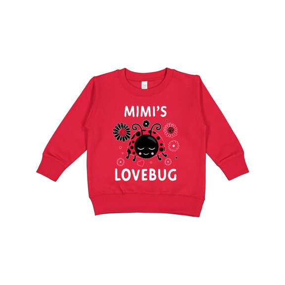 Inktastic Valentine's Day Mimi's Lovebug Toddler Sweatshirt