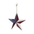 thumbnail image 2 of Iron Pentagram Hanging Decoration | Metal Star Ornament for Holiday Indoor Decor | Rust-Resistant Rope Hanging Home Decoration for Wall, Door, or Tree, 2 of 6