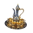 thumbnail image 4 of Juego de café turco, vajilla para bebidas, juego de vino de lujo para boda, juego de servicio de té, juego de tazas de café turco para dormitorio de, 4 of 8