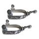 thumbnail image 4 of 2 piezas de espuelas para caballos perfecl Acero inoxidable Espuelas de vaquero occidental, 4 of 8