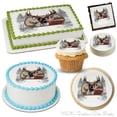 thumbnail image 4 of Deer Outdoors Hunting 8" Round Edible Cake Topper ~ Can be used on 8", 9" or 10" Cakes, 4 of 4