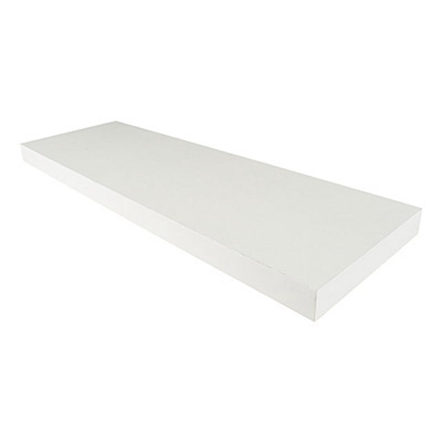 repisa flotante slim blanca 61x26x3cm