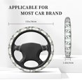 thumbnail image 3 of XMXT Hand Painted Persian Steering Wheel Cover, Elastic Non-Slip Universal Fit Car Decor Accessories Protector for Auto SUV Trucks, 3 of 8