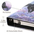 thumbnail image 4 of PU Leather Photo Album with Self-Adhesive Pages Scrapbook DIY Picture Holds 20+ Sheets Black Horse and Pink Unicorn, 4 of 9