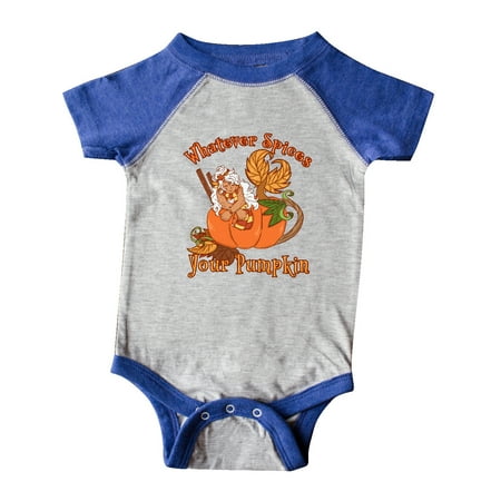 

Inktastic Whatever Spices Your Pumpkin Fall Mermaid Gift Baby Boy or Baby Girl Bodysuit