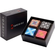 Shashibo Puzzle Gift Box of 4 Shape Shifting (36 Rare Earth Magnets) STEM/STEAM Fidget Geometric 3D Magnetic Transforming Cubes