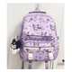 thumbnail image 4 of Mochila Escolar Estampada Kuromi Nailon 14.5 L Belug Morado, 4 of 5