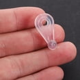 thumbnail image 4 of REOFLYUP 20 Pcs Mirror Mount Clips Glass Door Clips Plastic White Easily Installation, 4 of 7