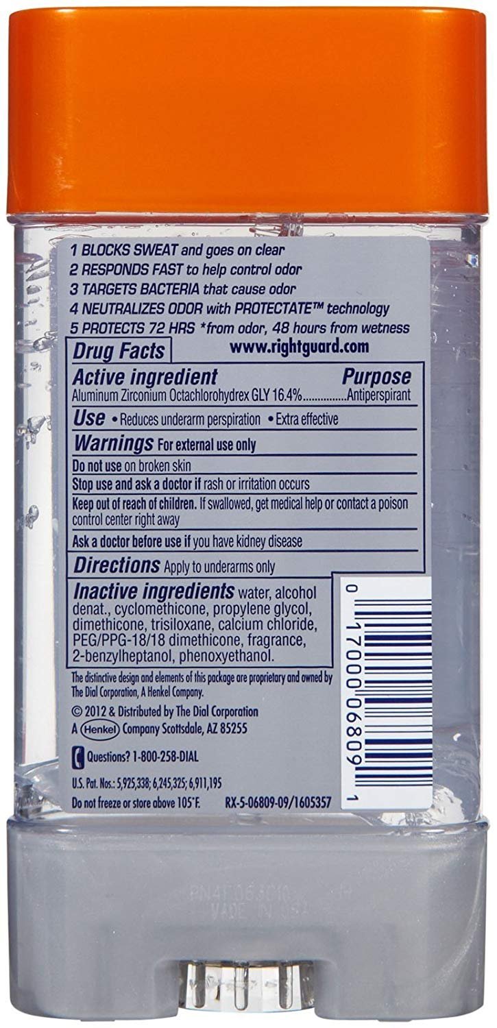 Right Guard Xtreme Defense Antiperspirant Deodorant Gel, Arctic Refresh, 4 oz - image 2 of 6