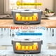 thumbnail image 3 of Lonchera eléctrica portátil para hombres, calentador de alimentos de 1.5 litros para adultos con 2 contenedores de acero inoxidable, caja de almuerzo autocalentable de 80 W para coche y camión., 3 of 5