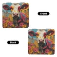 thumbnail image 2 of Picia Yellow Daisy Cow for Compact Vanity Mirror , Travel Makeup Mirror , Portable Magnifying Cosmetic Mirror for Daily, Work, Business-Square, 2 of 9
