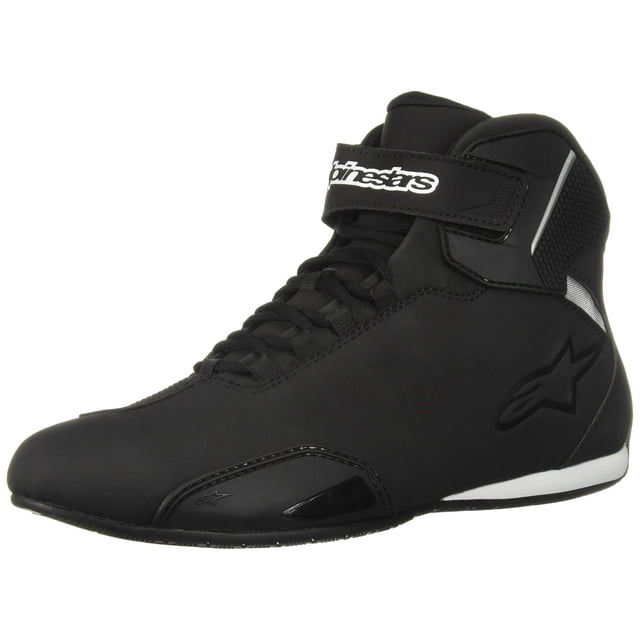 Zapatillas de moto Alpinestars Sektor para hombre, color negro, talla 10