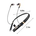 thumbnail image 3 of Wireless Bluetooth Earbuds, 75Hrs Playback, LED Display Charging Case, Ear Hooks, IPX7 Waterproof, Over-Ear Design for Sports, Running, Workout - Gold, 3 of 7