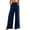 L-Navy-linen pants women, variant on Hfnxid Wide Leg Pants for Women Ruffle Hem High Waisted Palazzo Pant Loose Fit Casual Trousers Flowy Vacation Trouser Coffee M