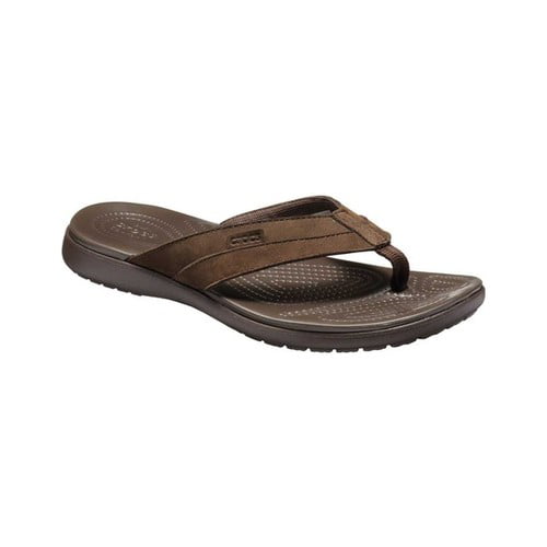 brown crocs flip flops