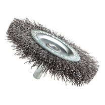 Forney 60016 Wheel Brush, Coarse Crimped Wire with 1/4-Inch Shank, 3-Inch