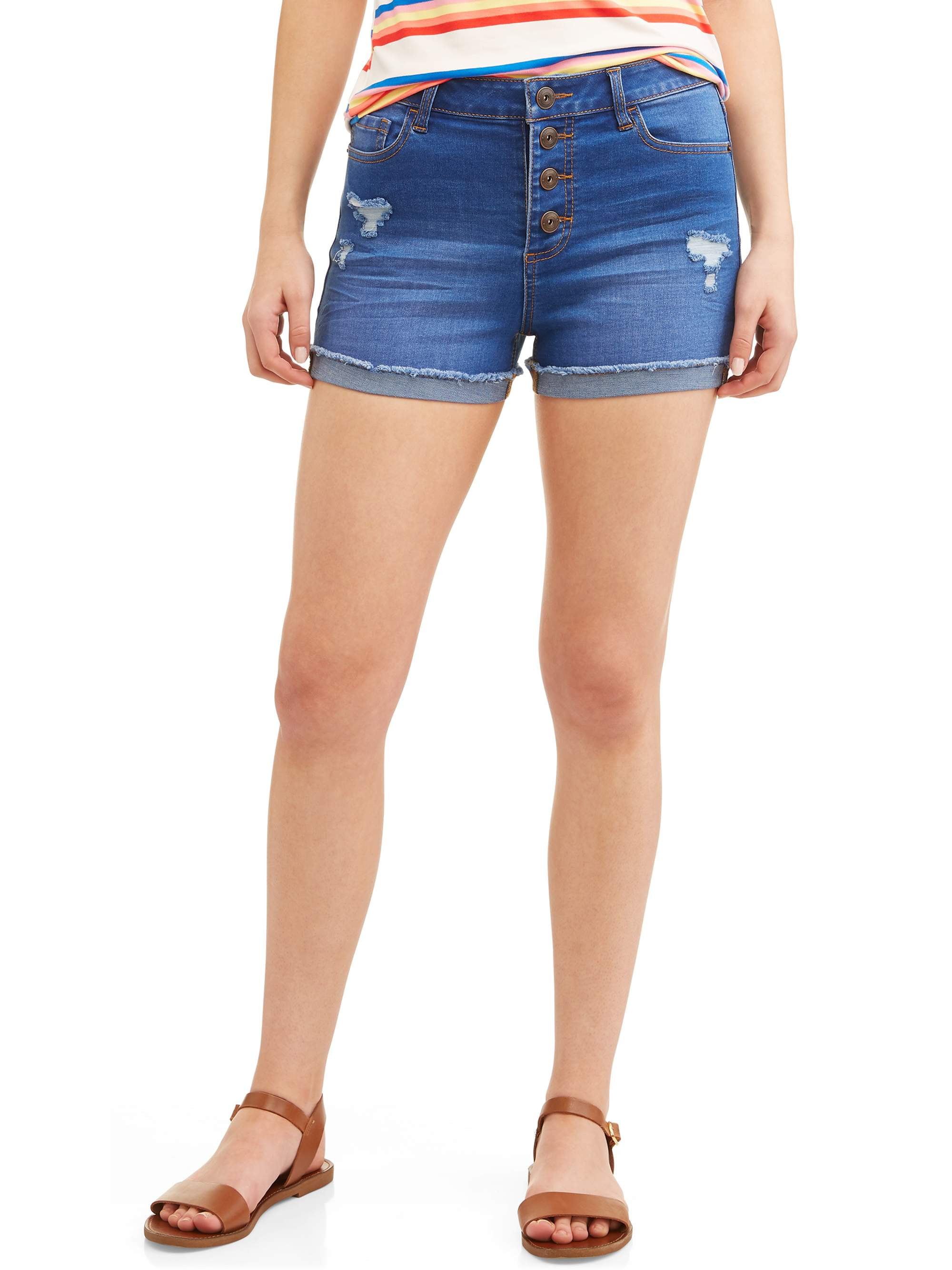 walmart blue jean shorts
