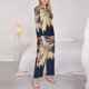 thumbnail image 3 of Balery American Bald Eagle A Conjunto de Pijama con Estampado para Mujer, Conjunto de Dos Piezas con Manga Larga, Ropa de Dormir Suave con Bolsillos, Pijamas Cómodos-XX-Large, 3 of 7
