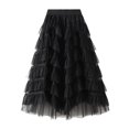 thumbnail image 3 of Txlixc Falda de TUL de estilo femenino de longitud media Txlixc  moda, 3 of 3