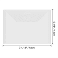 thumbnail image 3 of 20Pcs 7x5In Storage Envelopes,Resealable Plastic Envelopes Pockets Storage Bag for Clear Stamp,,Scrapbook Paper, 3 of 6