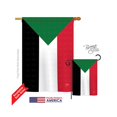 thumbnail image 1 of Breeze Decor 08297 Sudan Drapeau de Maison à Impression Verticale Recto-Verso - 28 x 40 Po., 1 of 1