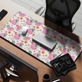 thumbnail image 2 of Long Mouse Pads for Desk,Beige Pink Football Helmets Pattern Desk Mats on Top Of Desks, Desk Mouse Pad Extra Large with 3mm Non-Slip Base and Stitched Edge for Gaming,Office,Work,Home 35.4"x15.7", 2 of 6