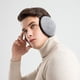 thumbnail image 3 of Orejeras cálidas para hombre, orejeras de invierno a prueba de frío, además de orejeras gruesas de terciopelo, cálidas, con orificio amplificador, para montar a caballo, a la moda, fundas, 3 of 6