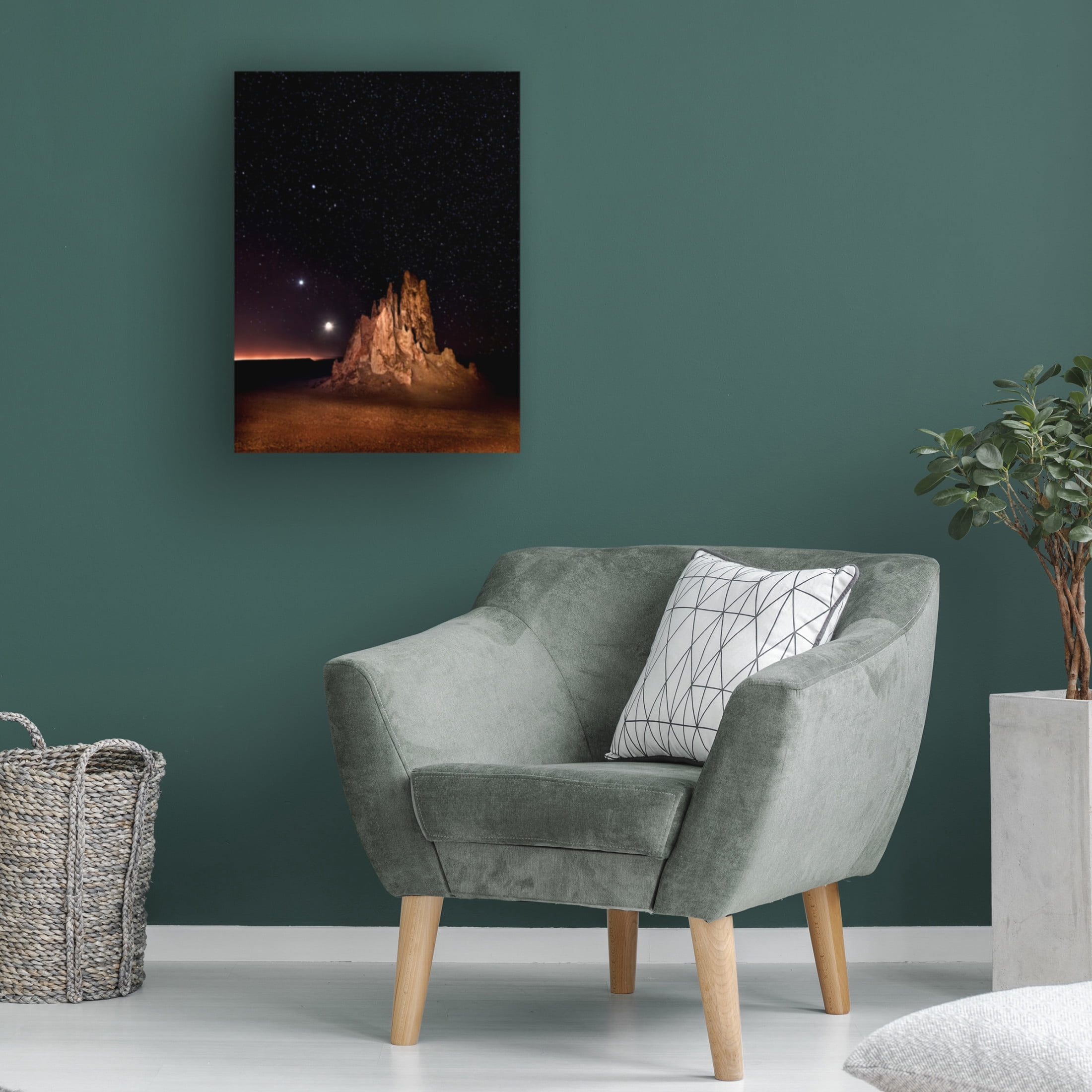 Trademark Fine Art David Drost Monument to the Sky I Canvas Wall Art