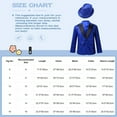 thumbnail image 6 of Jhaoyu Kids Boys Sparkly Gentleman Suit Tuxedo Coat Blazer Jacket Birthday Party Wedding Formal Suit Silver 14, 6 of 6