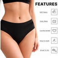 thumbnail image 5 of BILLIONHATS Womens Panties in Bulk, Wholesale Ladies Brief Underwear, Homeless Shelters Charity Donations (24 Pack Assorted), 5 of 7