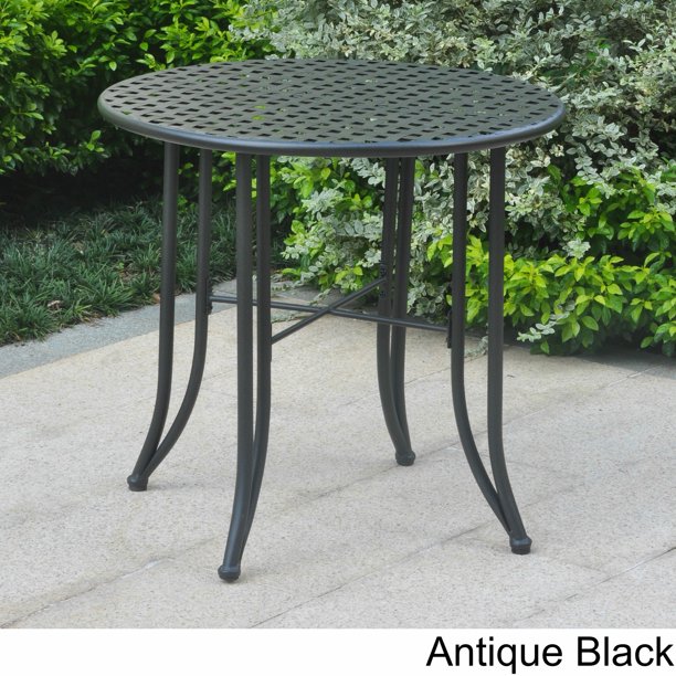 International Caravan Mandalay 30inch Iron Patio Bistro Table