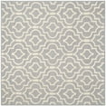thumbnail image 6 of SAFAVIEH Cambridge Julian Geometric Wool Area Rug, Silver/Ivory, 6' x 6' Round, 6 of 10