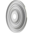 thumbnail image 4 of Ekena Millwork 22"OD x 3 1/2"ID x 1"P Cole Thermoformed PVC Ceiling Medallion (Fits Canopies up to 6"), Aged Dark Steel, 4 of 5