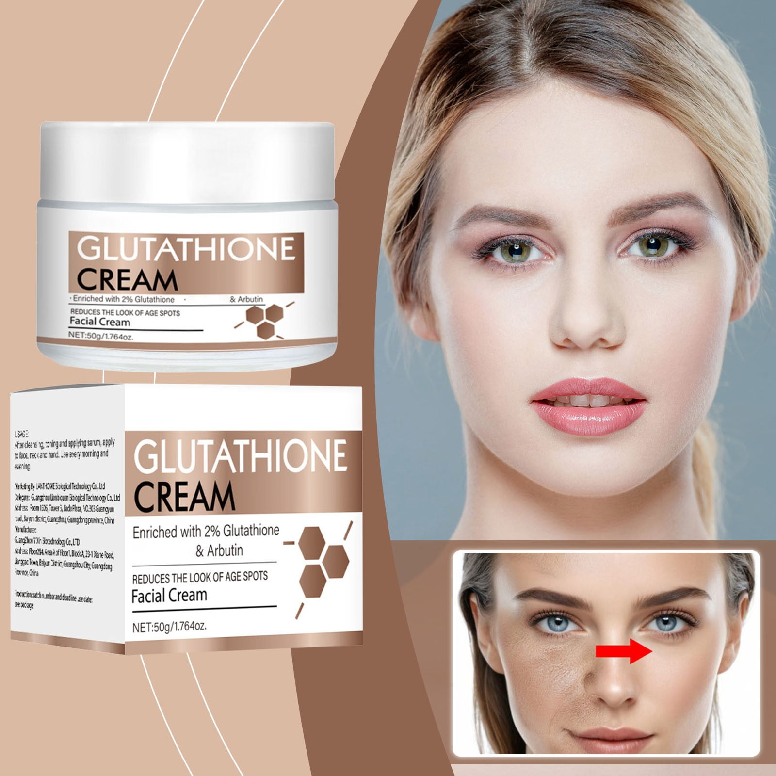 glutathione cream walmart QunYou Glutathione Facial Cream for Dry Moisturizing Face Cream Highly  Moisturizing for 24 Hours Firming 50g