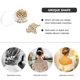 thumbnail image 5 of FENGGUIQU Beads for Hair Braids in Beige Silicone Perfect for Dreadlocks and DIY Hair Accessories, 5 of 6