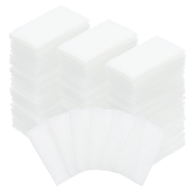 Uxcell 100Pcs Aroma Pads, Humidifier Replacement Filter Pad, White 1.81 x 1.06 inch