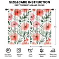 thumbnail image 2 of Blackout Kids Curtains,Pioneer Flower Pattern Childrens Insulated Curtains Set Of 2,Bedroom Essentials,Toddler Room Decor 52x84in(132x213cm), 2 of 4