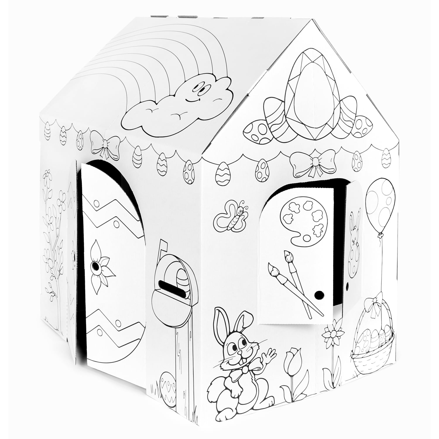 cardboard playhouse walmart
