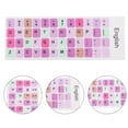 thumbnail image 2 of Yuan 2 Sheets Keyboard Decorative Sticker Universal English Keyboard Sticker Decal, 2 of 9