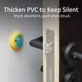 thumbnail image 4 of Protector de pared para tope de puerta – [paquete de 6] Protectores de pared de goma suave silenciosos de 1,8 pulgadas con pegatina autoadhesiva 3M para proteger los pomos de las puertas de las puerta, 4 of 5