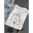 thumbnail image 3 of Cute Girl And Knitting Wool T-Shirt Women -Image by Shutterstock, Female Large, 3 of 4