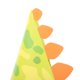 thumbnail image 4 of 10 gorros de dinosaurio para niños pequeños, gorros de fiesta de cumpleaños de dibujos animados, gorros de papel tipo cono para fiesta de dinosaurios., 4 of 8