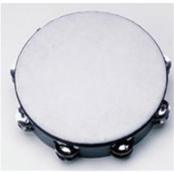 10 Double Jingle Poly Head Tambourine