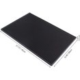 thumbnail image 2 of Bar Service Mat Non-Slip Mats Rubber Bar Dry Mat Dish Drying Mat 45 x 30 cm（Black）, 2 of 5