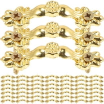 40 Pcs Decorative Handle Dresser Drawer Knobs Handles Vintage Gold Kitchen Cabinet Pull